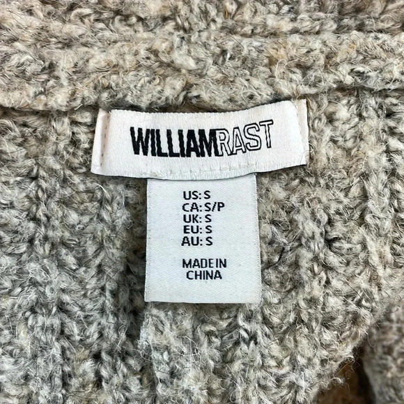 William Rast gray/brown open front duster size small - Picture 5 of 8